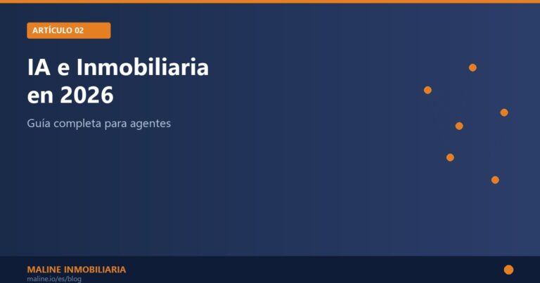 Portada artículo 02 - IA e Inmobiliaria en 2026 - Maline Inmobiliaria