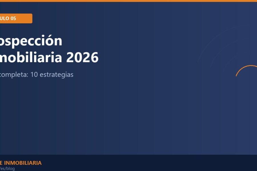 Portada artículo 05 - Prospección Inmobiliaria 2026 - Maline Inmobiliaria